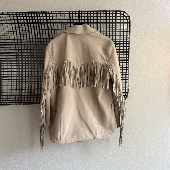 Free people we the free fringe out suede leather jacket - Picture 8 of 9
